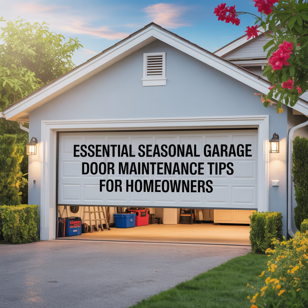 seasonal garage door maintenance tips