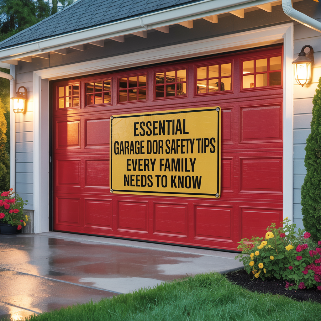 garage door safety tips
