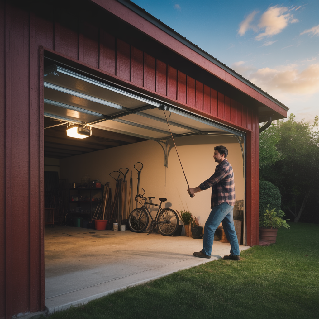 How to Manually Open Your Garage Door During a Power Outage